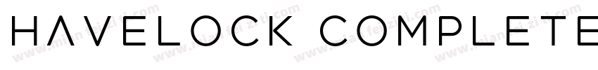 Havelock Complete Bo字体转换